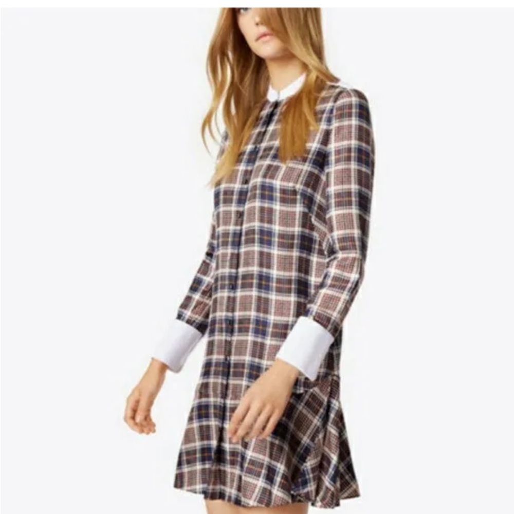 Tory Burch Cora Tartan Plaid Dress